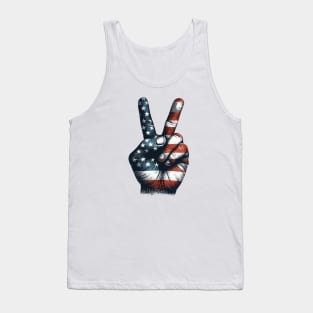 USA Flag Tank Top